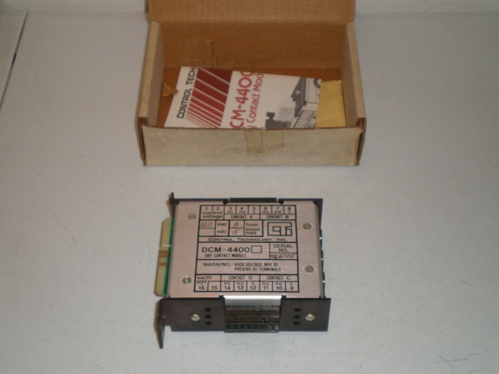 New! Control Technology DCM-4400 Dry Contact Module Free Shipping!