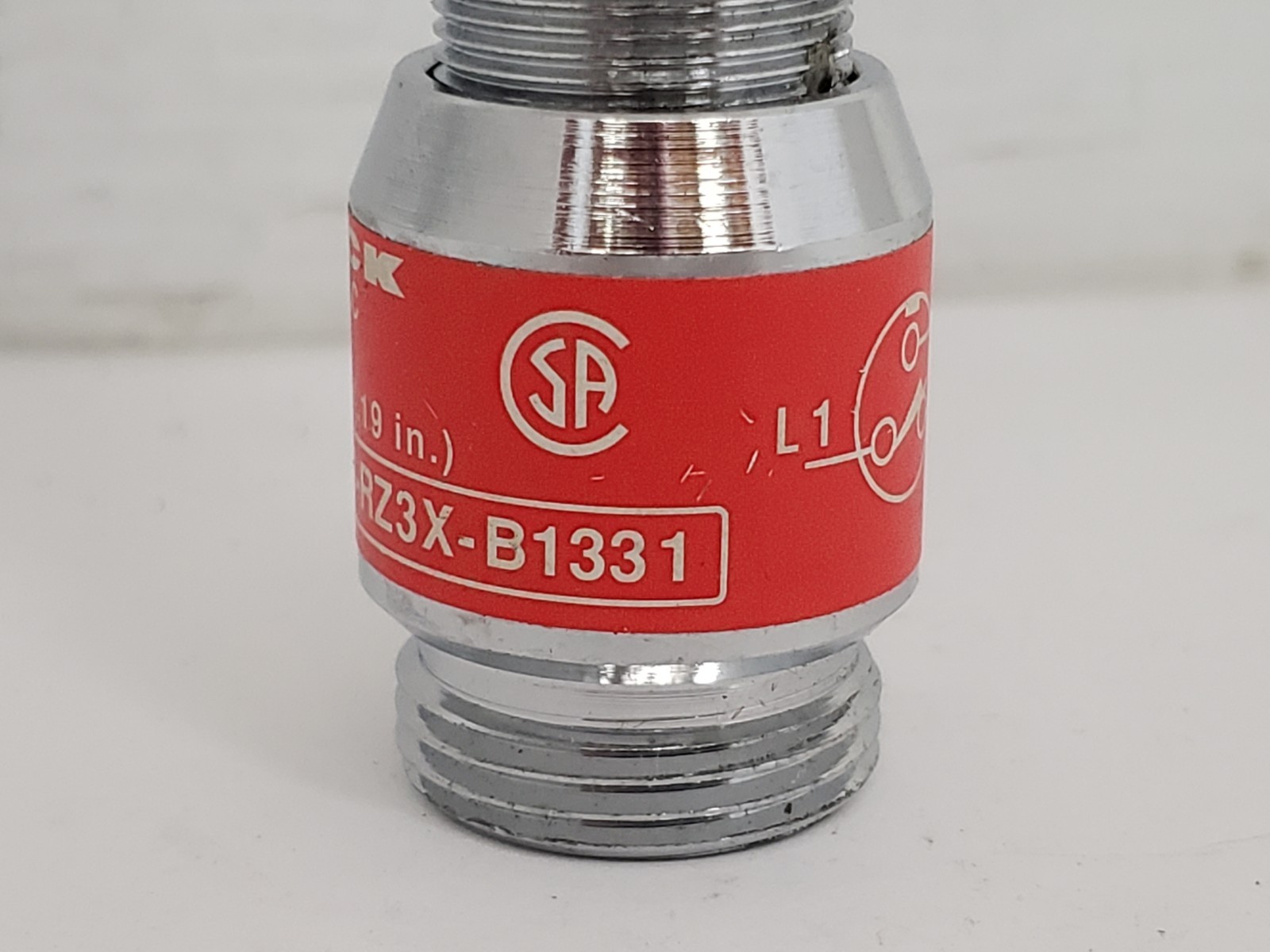 TURCK BI5-G18-RZ3X-B1331 INDUCTIVE SENSOR NC 20-250V 1 LED 3 PIN NNB