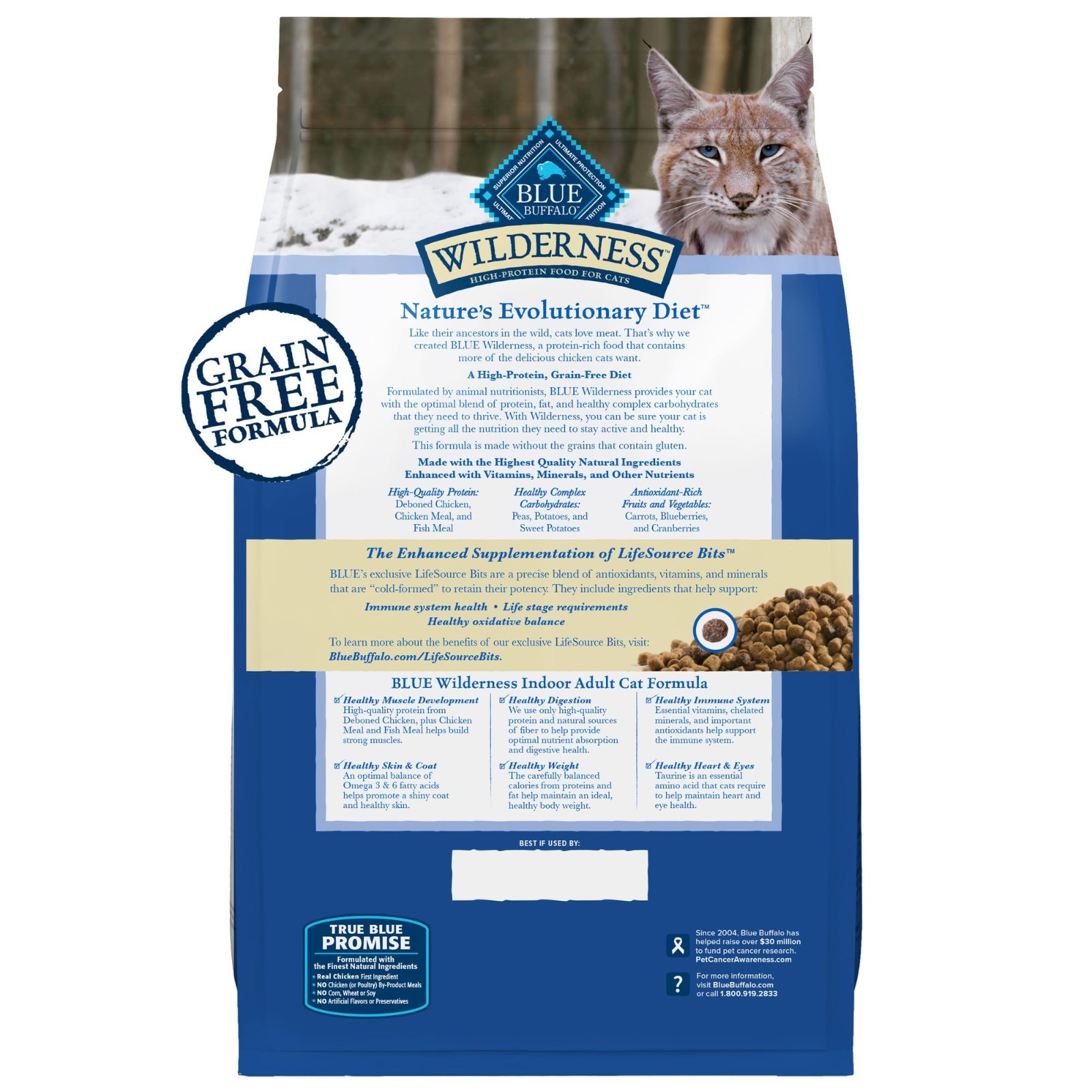 Blue Buffalo Wilderness Nature’s Evolutionary Diet High-Protein, Chicken, 11-lb.