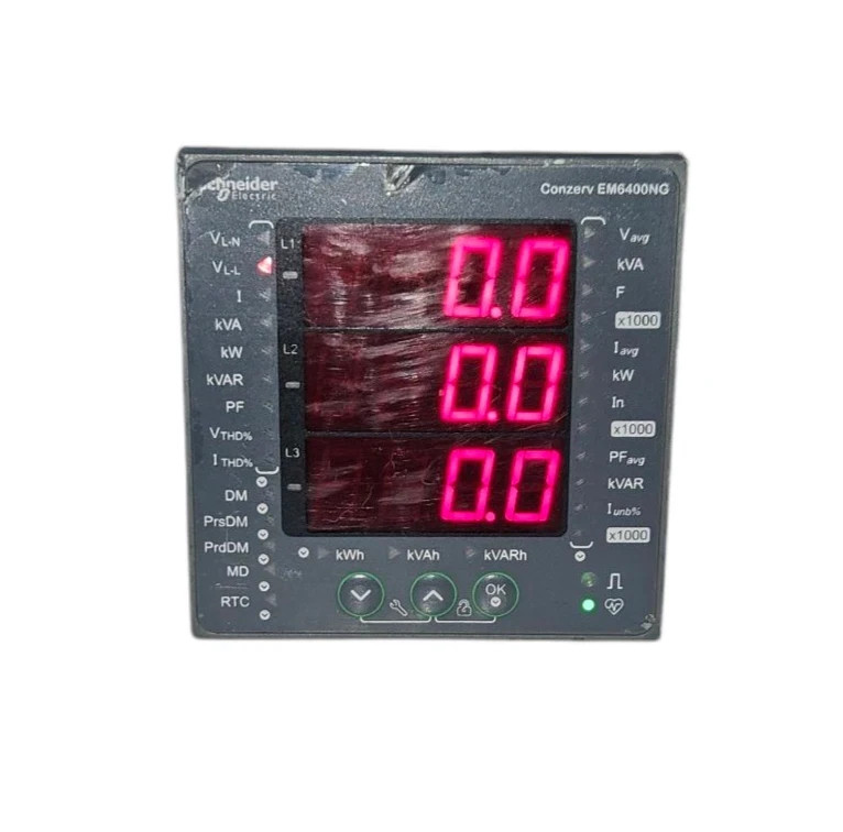 SCHNEIDER ELECTRIC CONZERV EM6400NG POWER AND ENERGY METER METSEEM6400NGRSCL1