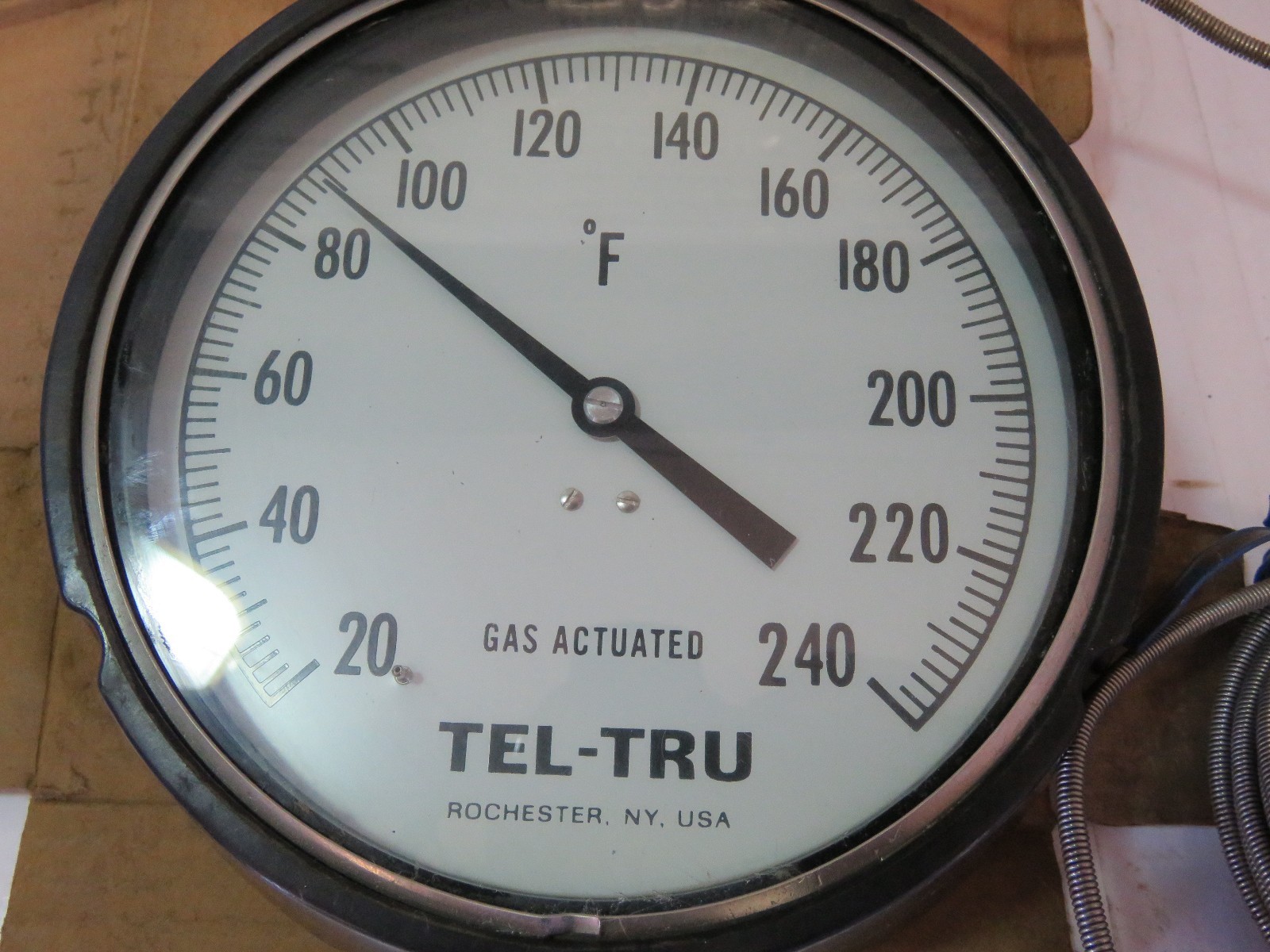 TEL-TRU RT6010 GAS/ACT THERMOMETER NEW