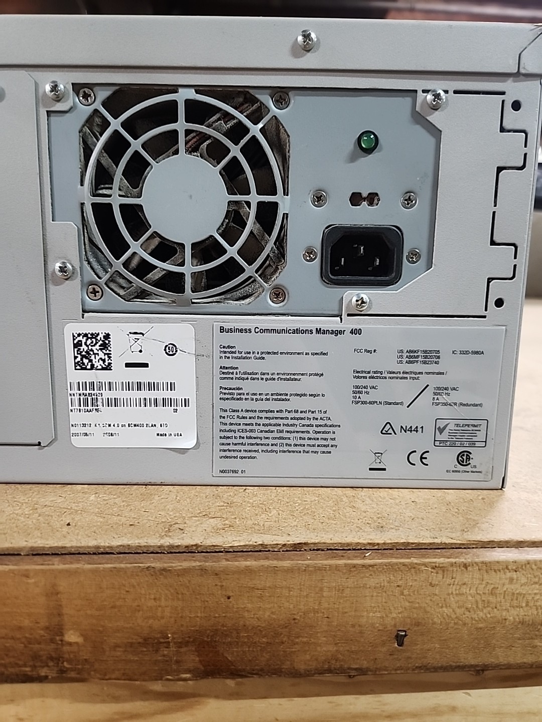 NORTEL BCM 400 Business Communications Manager 400 DSM 32+ GATM 4