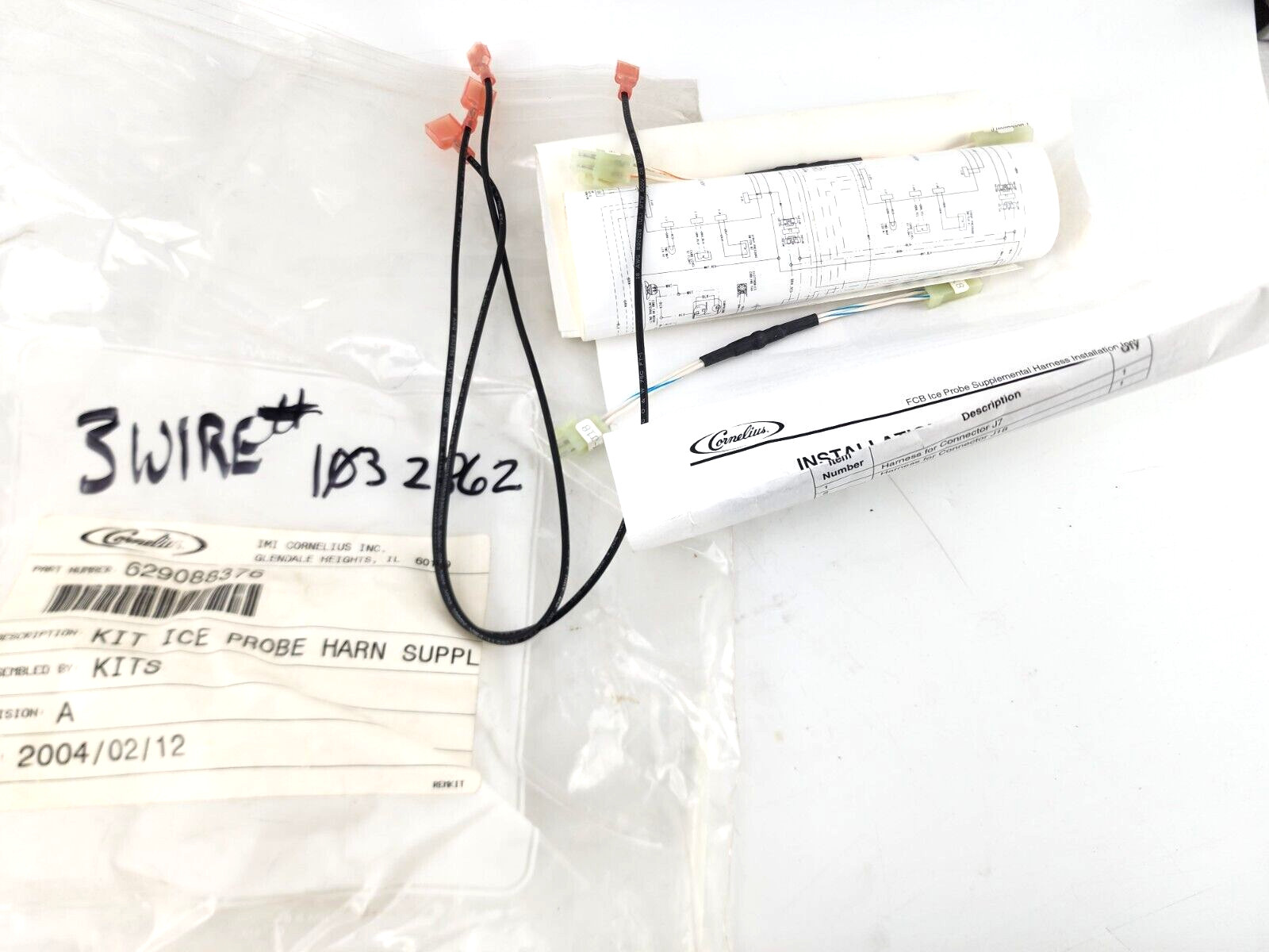 Cornelius Kit Ice Probe Harness Supplement 629088376 1032862 Pinnacle FCB