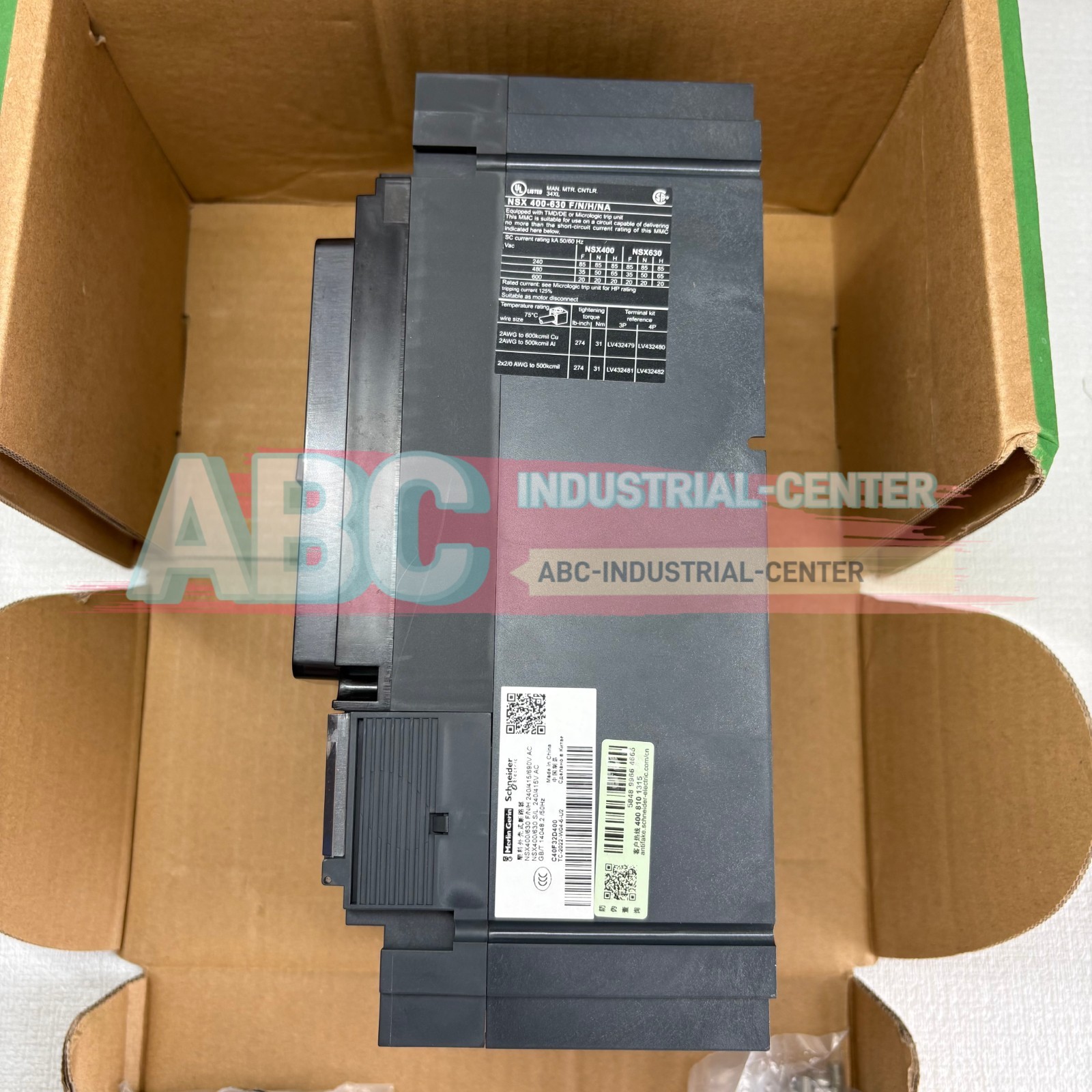1PCS New Schneider C40F32D400 NSX400F 3P 400A Molded Case Circuit Breaker (MCCB#