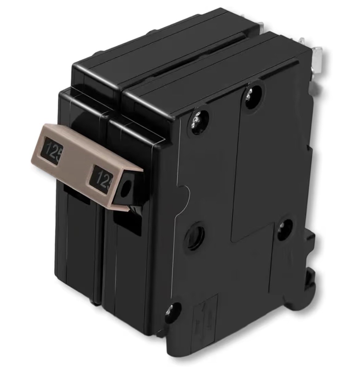 C2125 2-Pole 125-Amp Circuit Breaker, Type C3/4-In Plug-On Molded Case Circuit