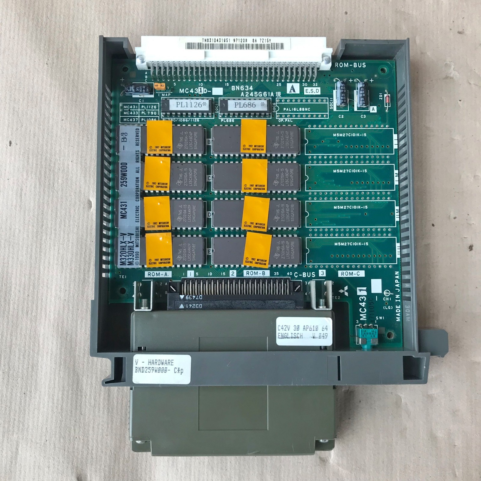 MITSUBISHI MC431D MEMORY BOARD BN634A245G6IA