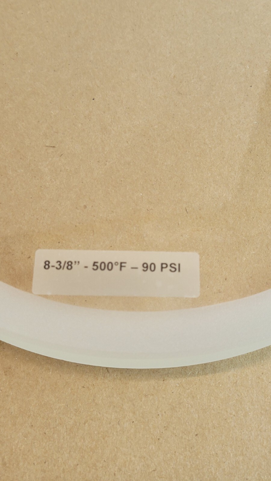 Borosilicate High Pressure Tempered Sight Glass 3/4″ x 8-3/8″ 500F 90PSI