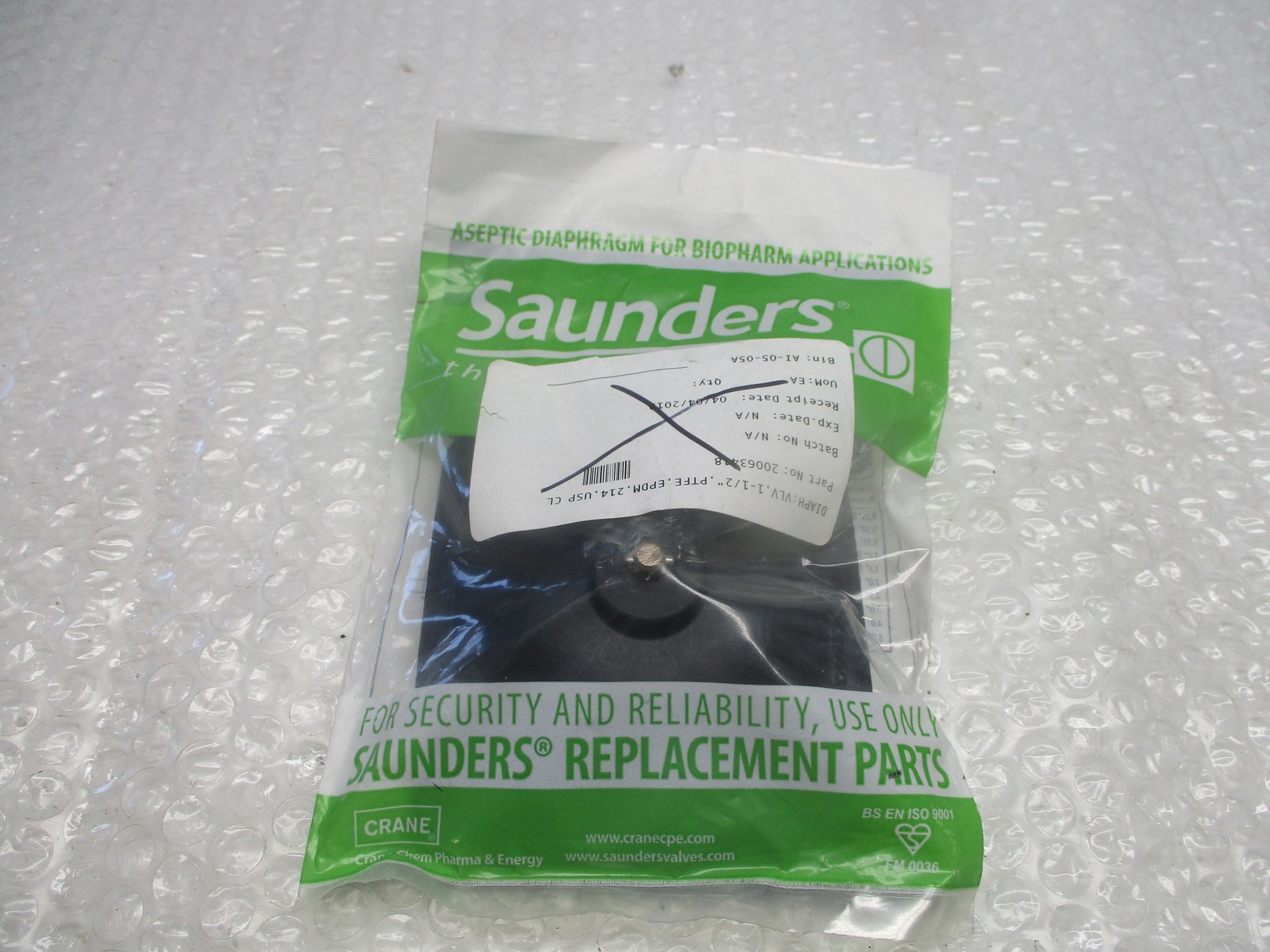SAUNDERS DA040PR DIAPHRAGM NSMP