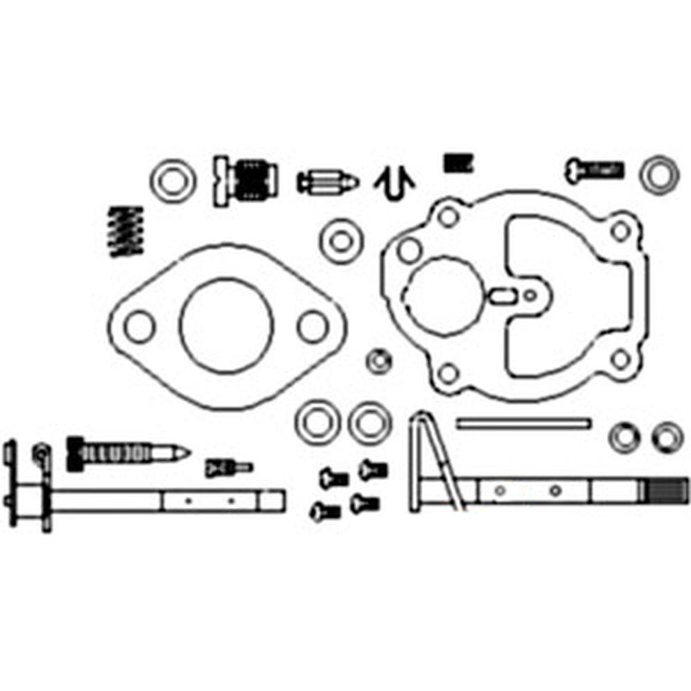 BK22 Fits Allis Chalmers Carburetor Repair Kit B, C, IB, RC Zenith 9705, 9706,