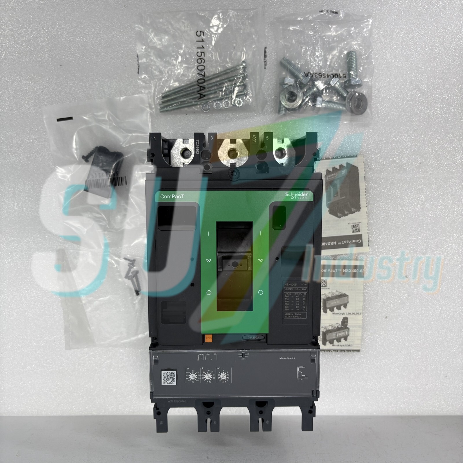 Schneider C40F32D250 NSX400F Mic2.3 250A 3P3D circuit breaker# 1pcs New In Box