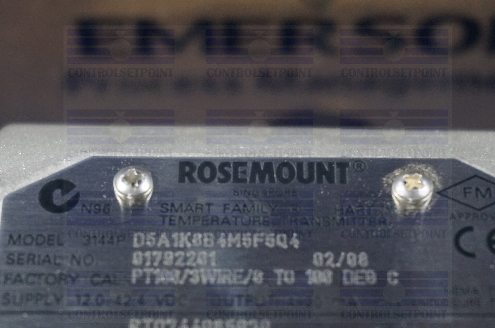 EMERSON ROSEMOUNT 3144PD5A1K6B4M5F5Q4 TEMP TRANS 3144 PD5 ID92201