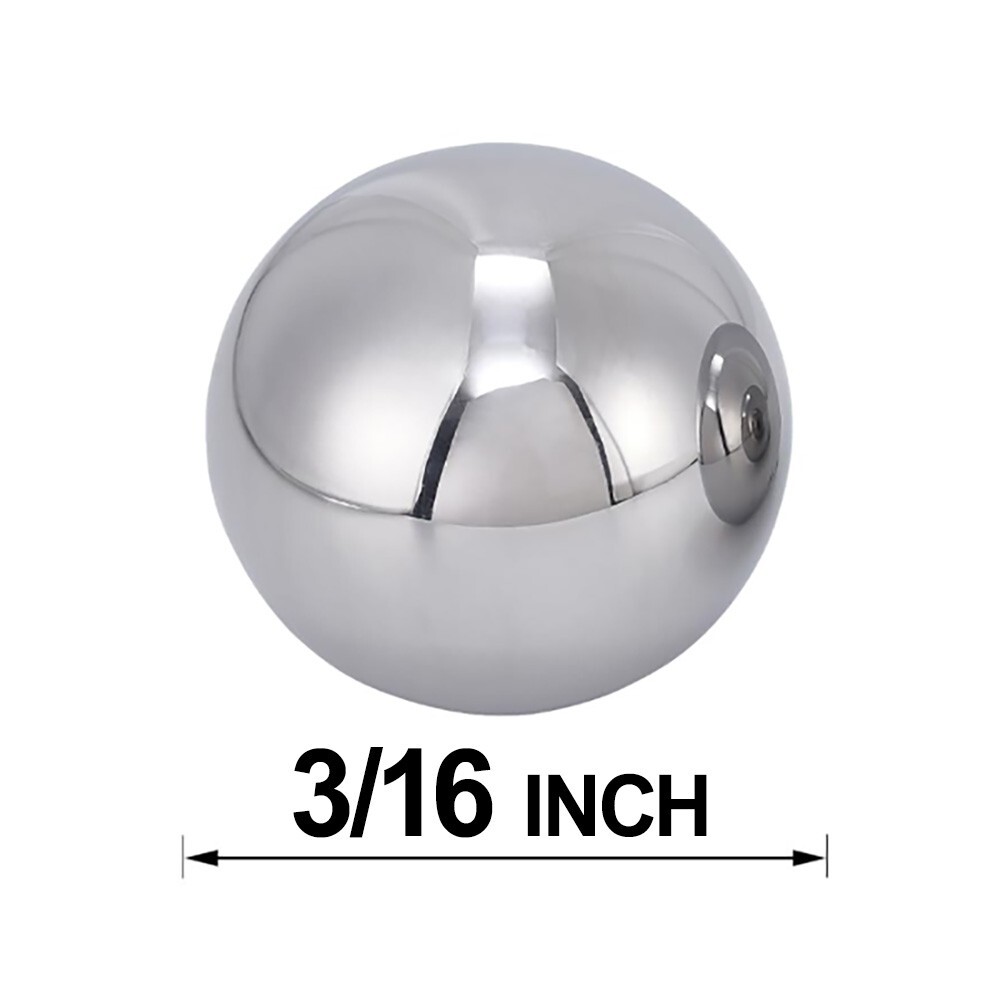 3/16 Inch Chrome Steel Bearing Balls – 50 pack – G100 – 52100 Chrome Steel