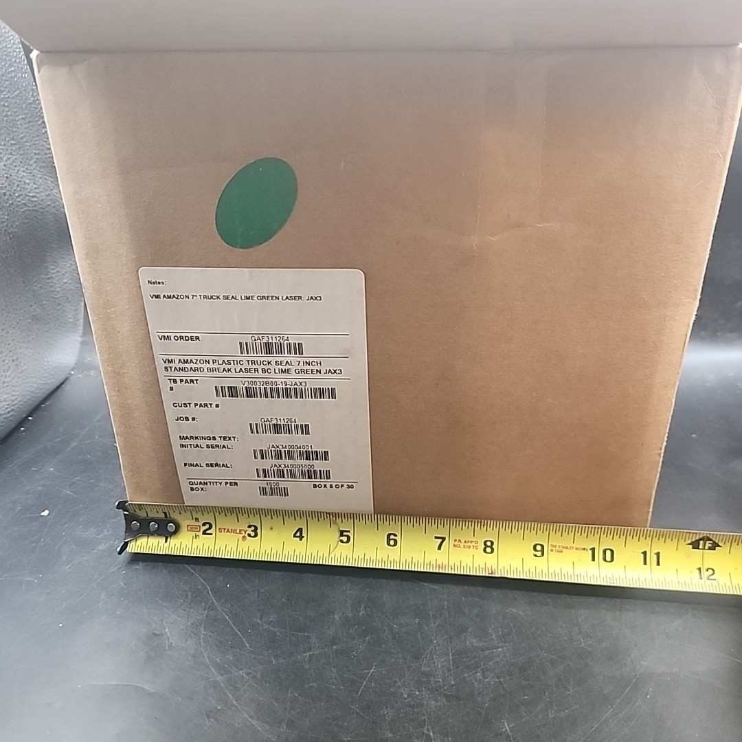 1000 Plastic Security Tamper Trailer Truck Shipping Container Seals Laser Number