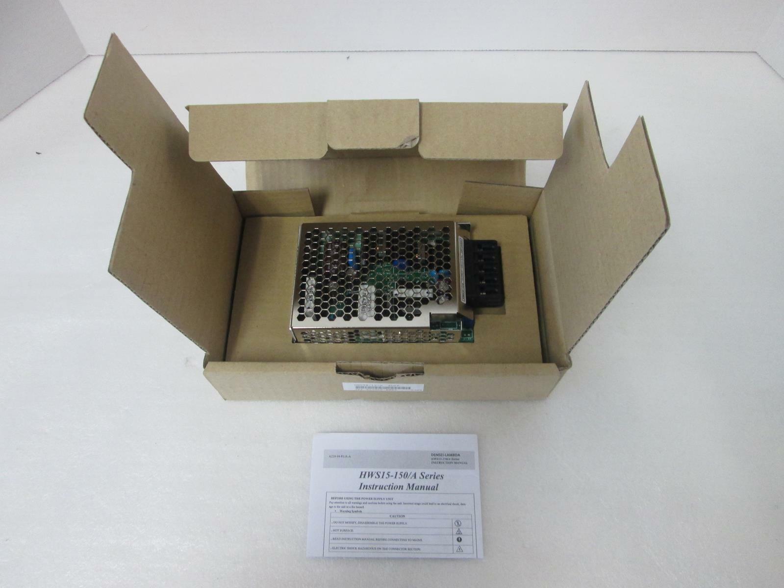 DENSEI-LAMBDA HWS15-150/A POWER SUPPLY 12V 4.3A 240VAC 60Hz
