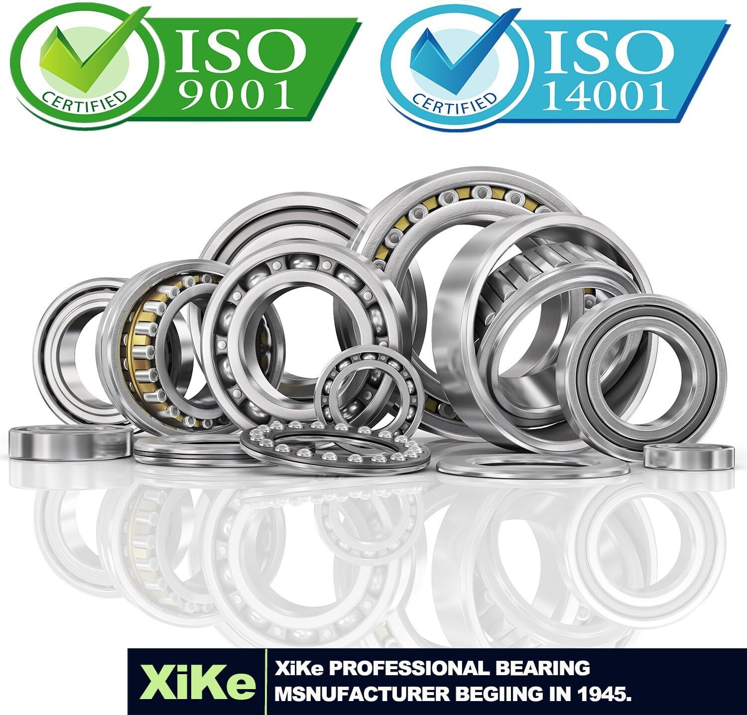 XIKE 4 Pack 99502HNR Wheel Hub Ball Bearing ID 5/8″ x OD 1-3/8″ x Width 7/16″ Do