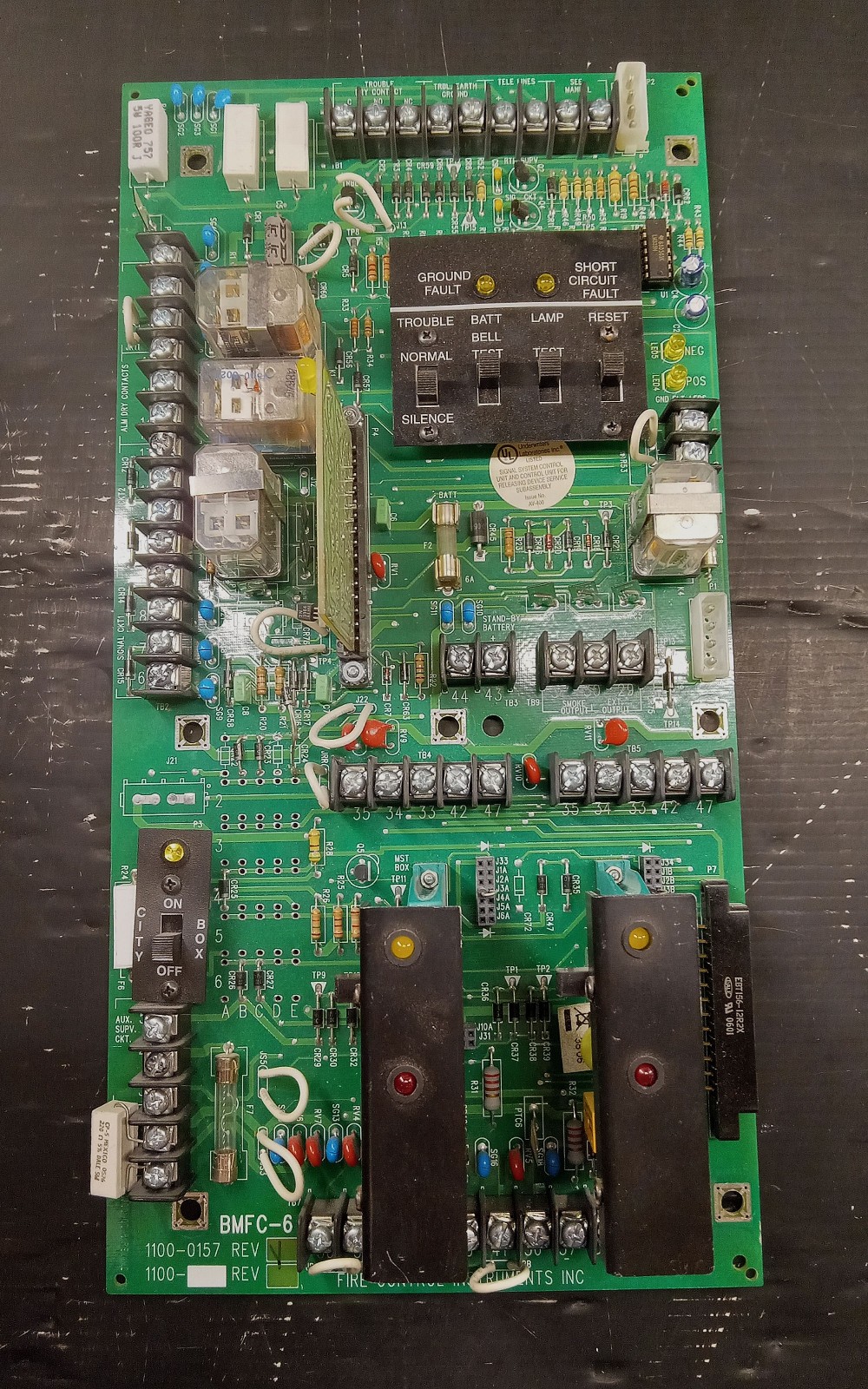 1 USED GAMEWELL FCI BMFC-6 FIRE ALARM MAIN CONTROL***MAKE OFFER***