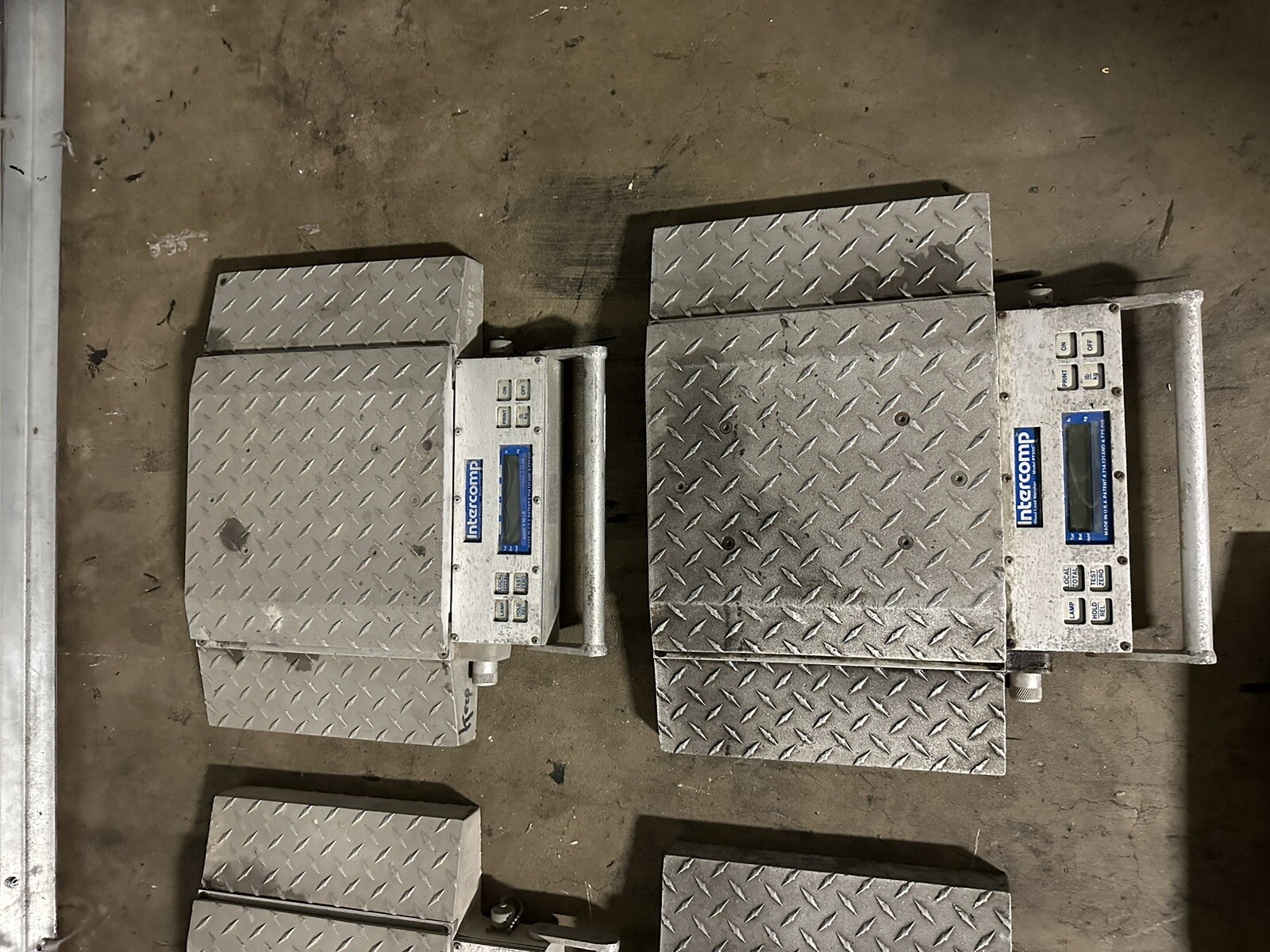 *LOT OF 11* Intercomp Wheel Load Weigher PT300 Scale 20000 X 50 LB 10000 X 20 kg