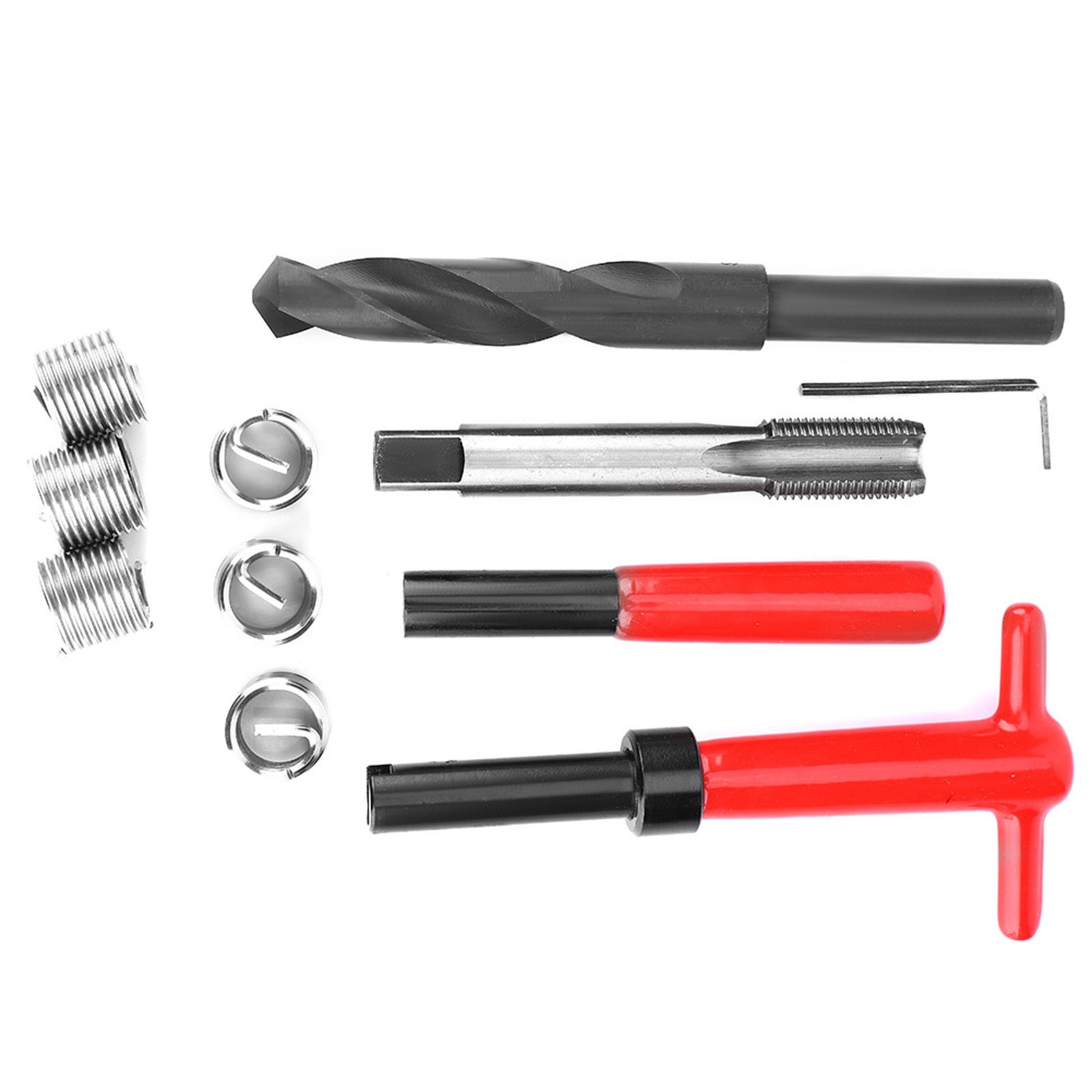 11Pcs Thread Repair Kit Durable Tap Insertion Tool For Auto Parts Stainless NEW