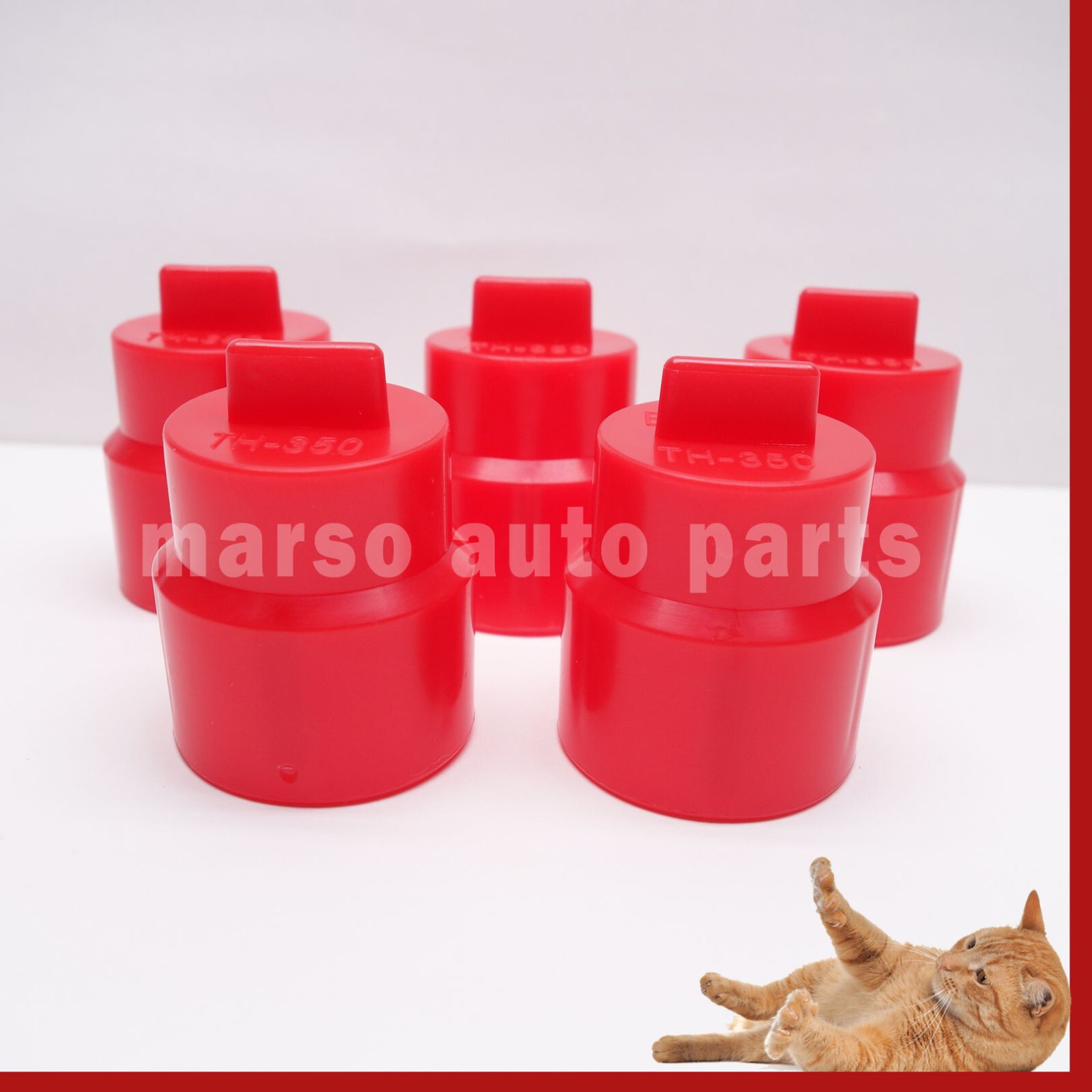5pc -TH350 Transmission Tail Shaft End Cap Plug C4 200-4R 700R4 4L60E Powerglide