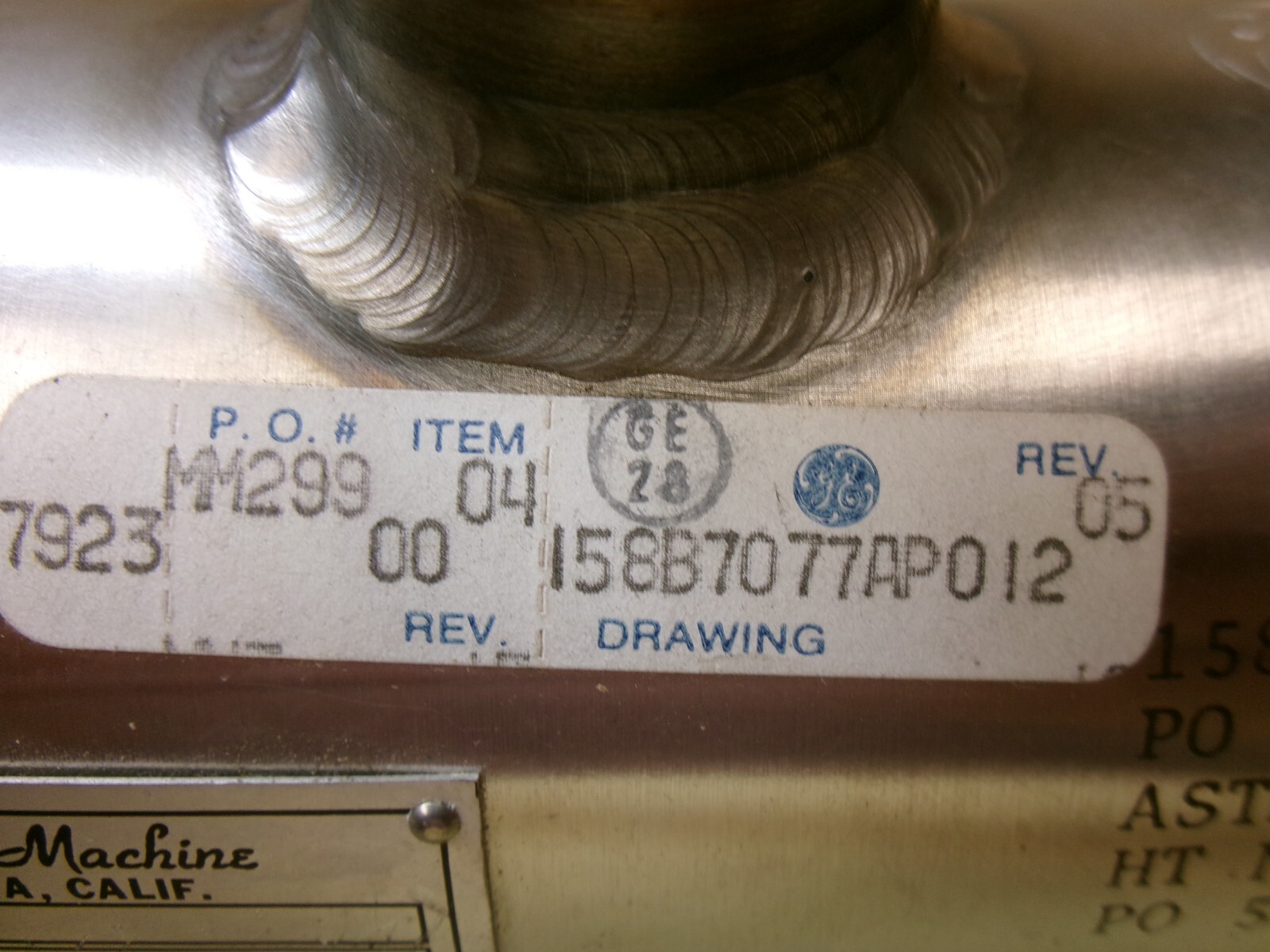 Associated Machine 158B7077AP012 Flow Control 2″ , 80 GPM , 200″ WC