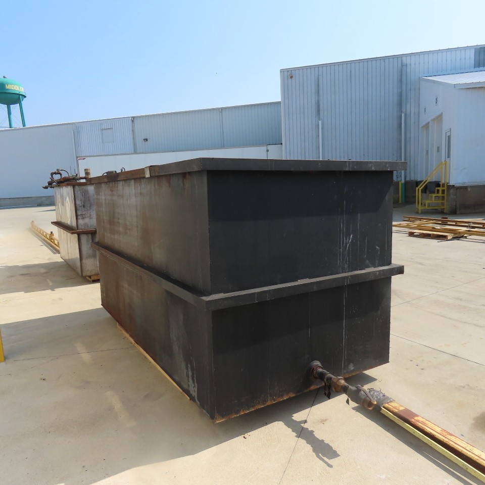 1800 Gallon Open Top Steel Waste Oil Recovery Storage Tank 120″ x 60″ x 60″ Tank
