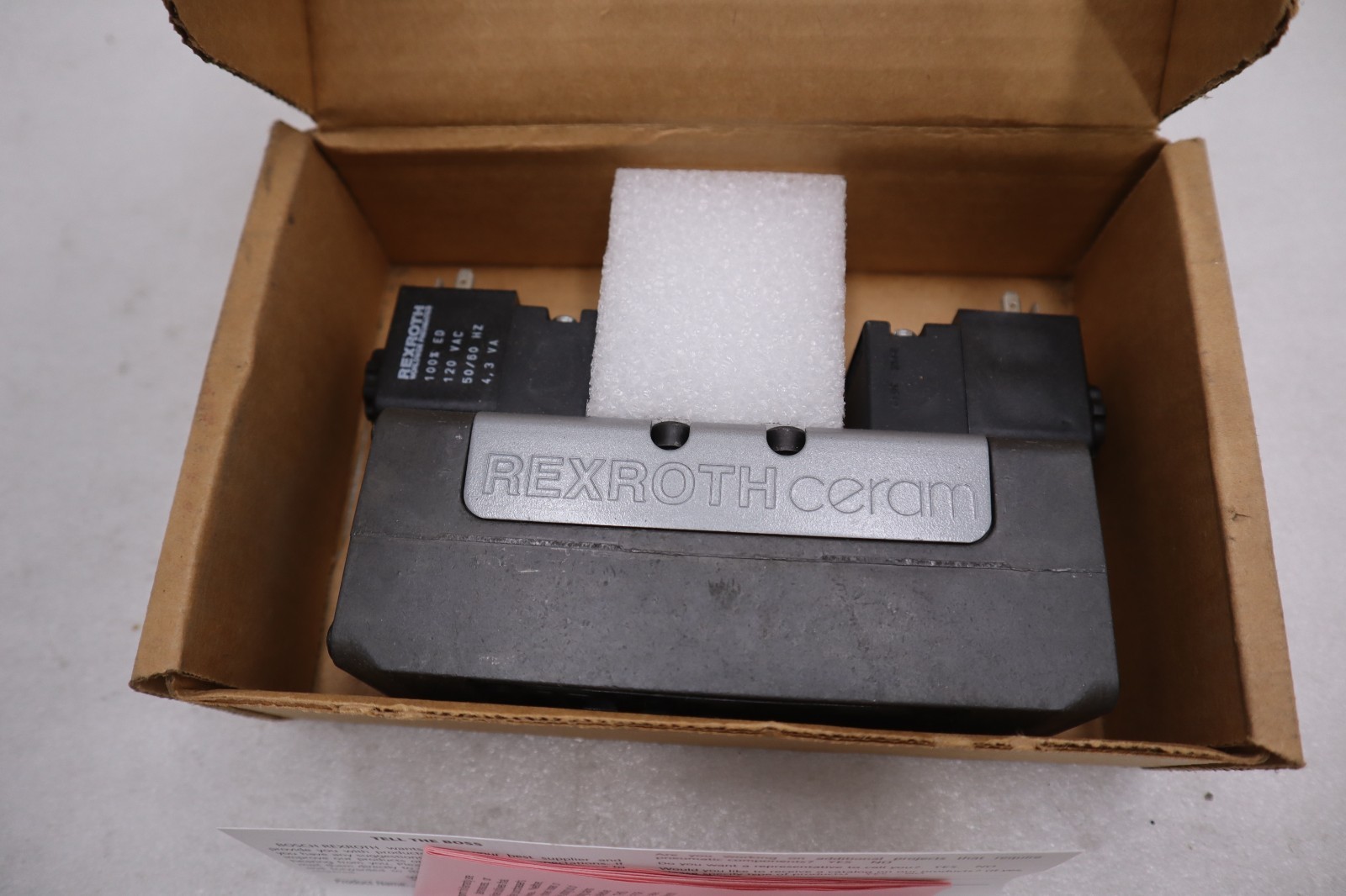 REXROTH GS-020062-02424/ R432006156 120VAC 150PSI – STOCK GF198A
