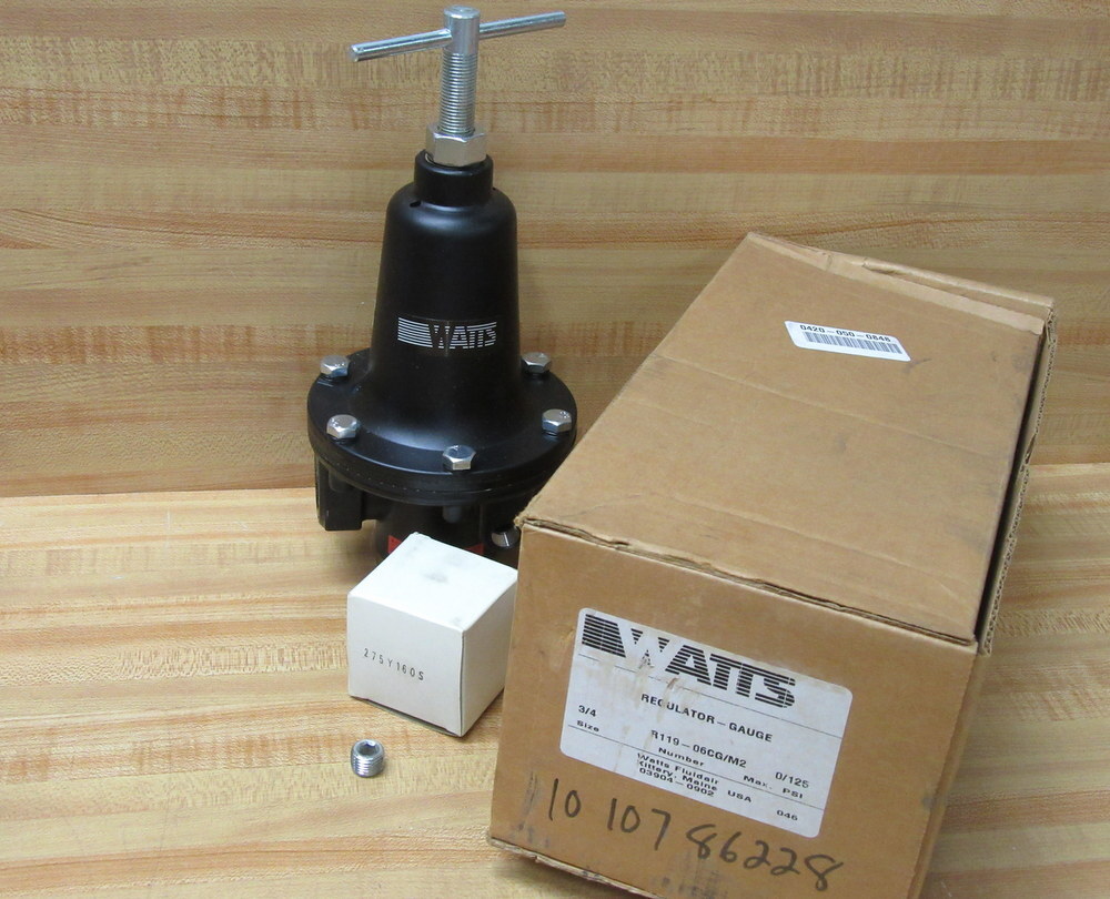 Watts R119-06CG/M2 Regulator w/Gauge R11906CGM2