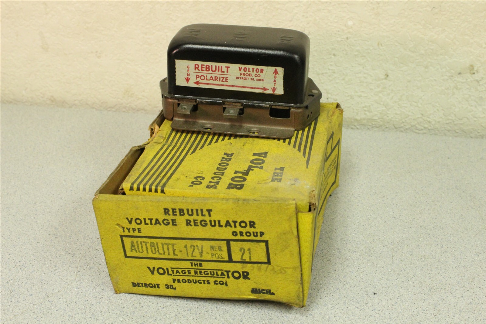 Voltor Rebuilt Voltage Regulator type Autolite 12V group21 *FREE SHIPPING*