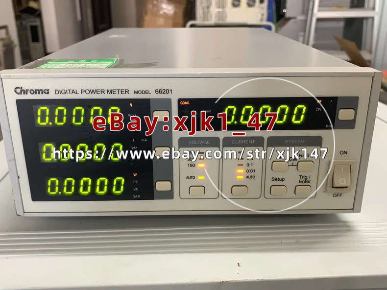 1PCS USED Chroma 66201 Digital Power Meter via UPS or FedEx/xjk