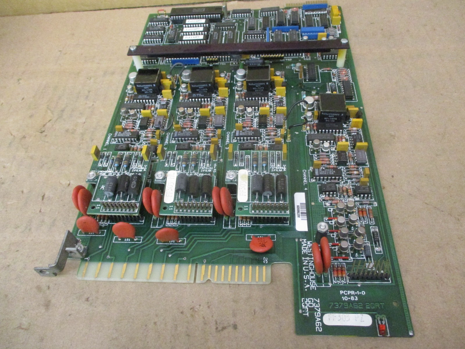 Westinghouse 7379A62 G02 2QRT10 SUB 7379A90 2FILM4 2FILM3 PCPR-1-0 53219HI