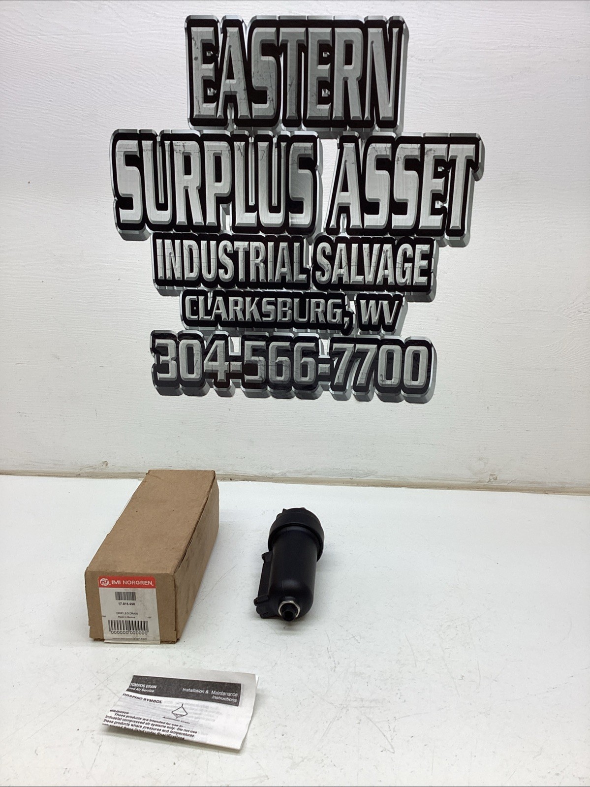 IMI Norgren 17-816-998 Drip Leg Drain 1/2” NIB