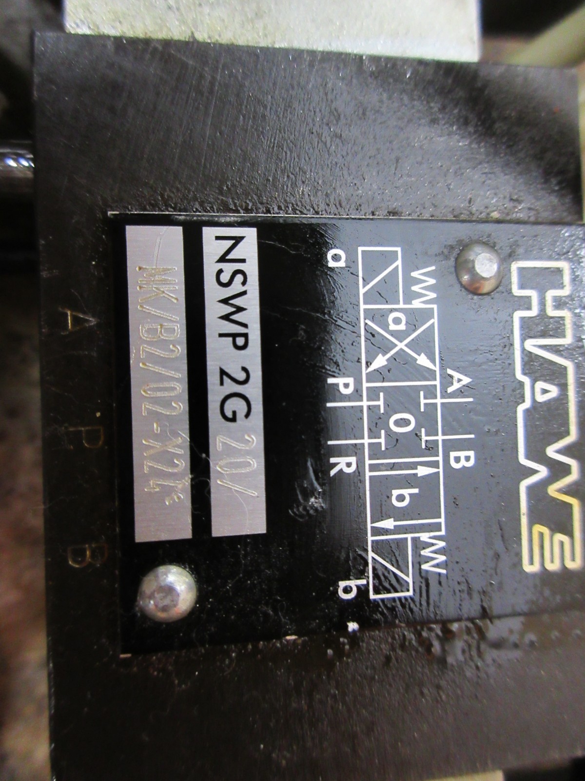 GILDEMEISTER TWIN 32 HAWE NSWP2G20/MK/B2/02-X24 4500 04977501 VALVE