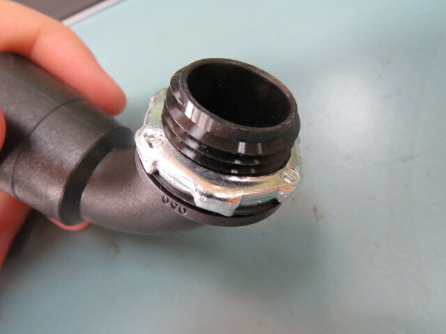 Adaptaflex AL/21M20/C90/BL Qty of 10 per Lot Conduit Fitting, 90Deg, Fixed Exte
