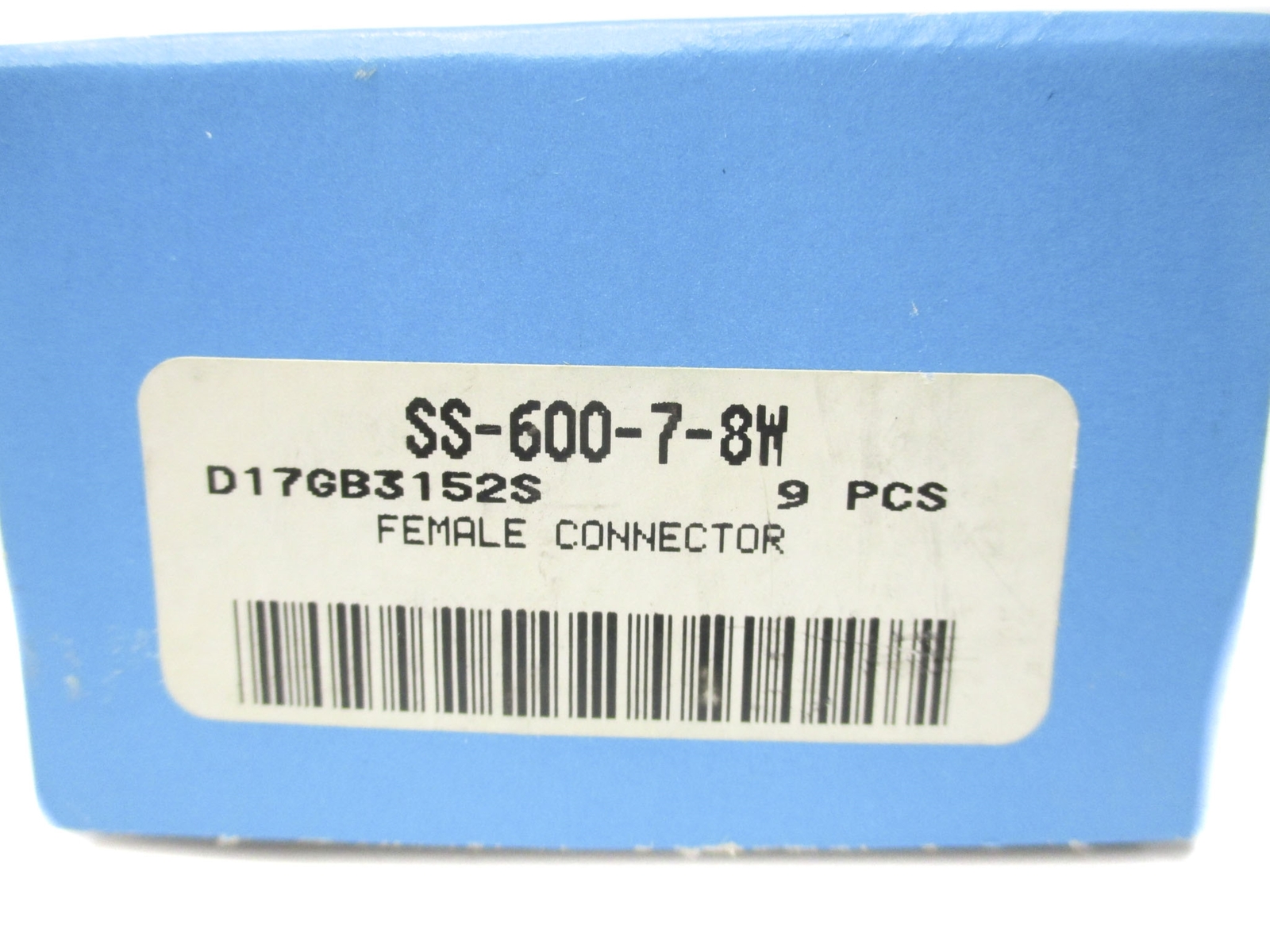 SWAGELOK SS-600-7-8W (PKG OF 9) NSMP