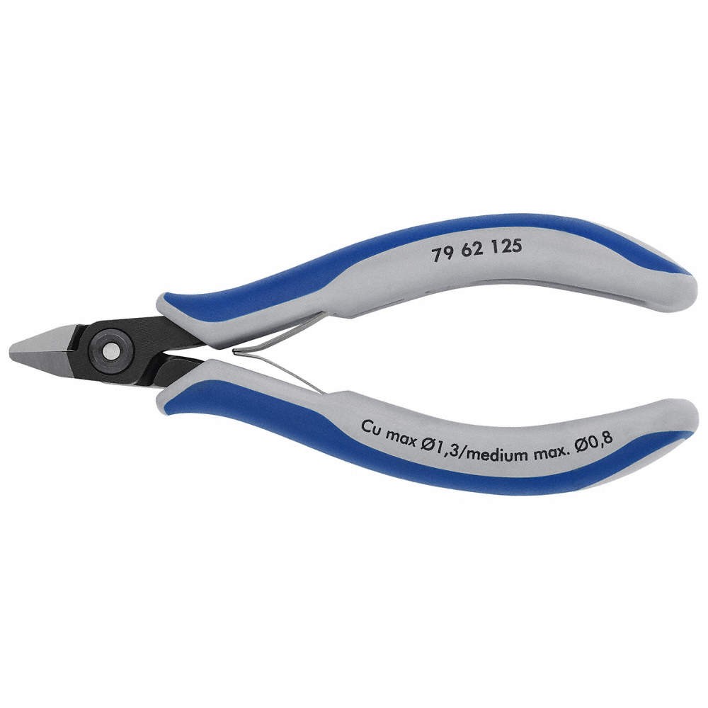 KNIPEX 79 62 125 Precision Diagonal Cutting Plier,5″ L 10U033