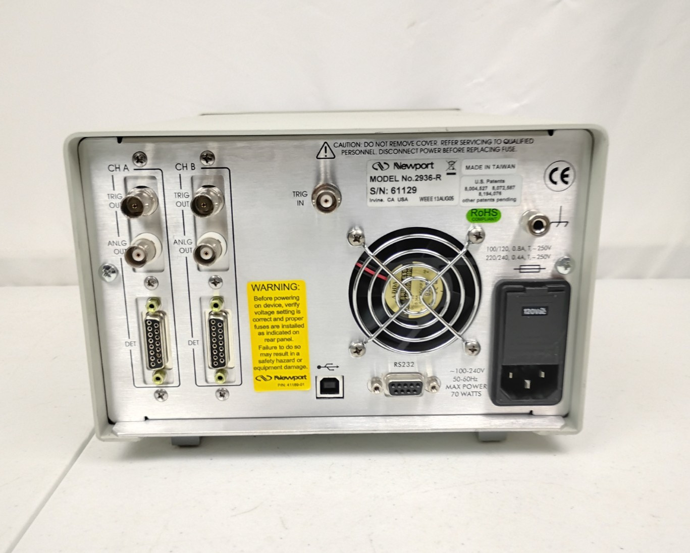 Newport 2936-R Dual Channel High Performance Optical Power & Energy Meter
