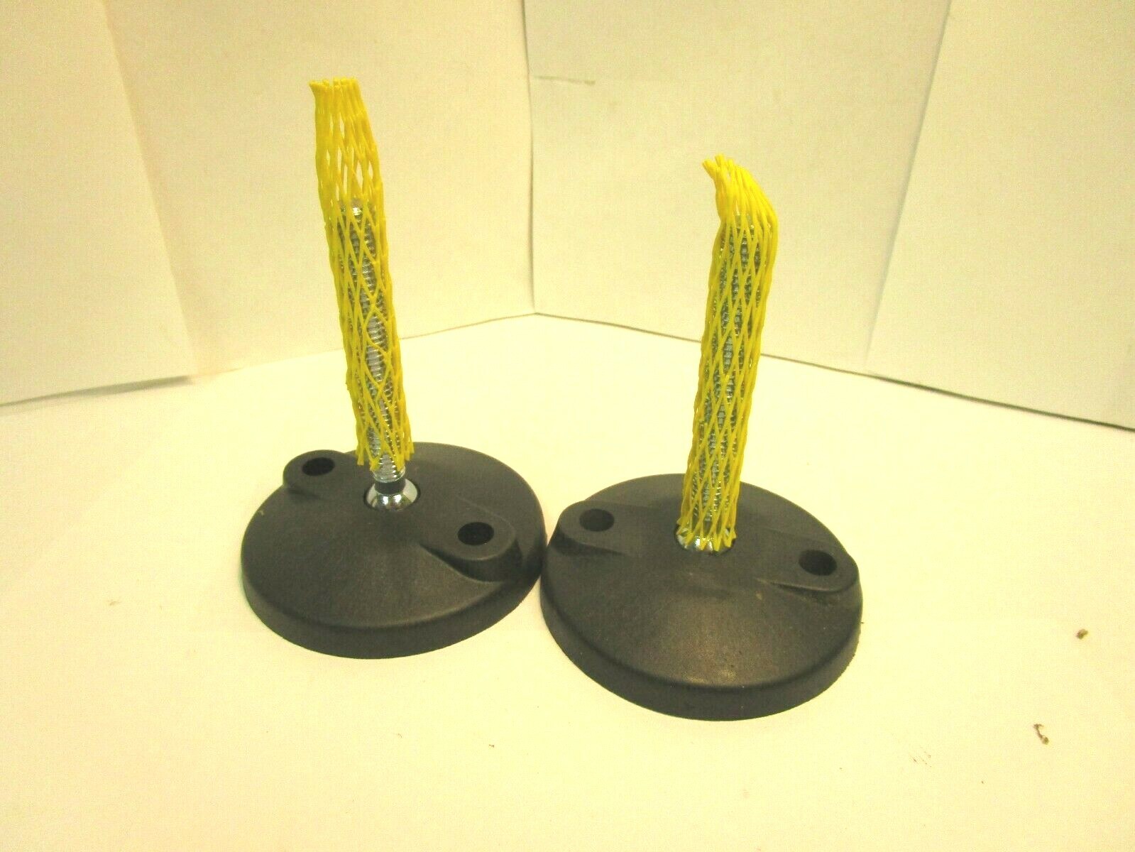 (2) VALU GUIDE CONVEYOR TABLE EQUIP ADJUSTABLE LEG FOOT LEVELER VG-505-02