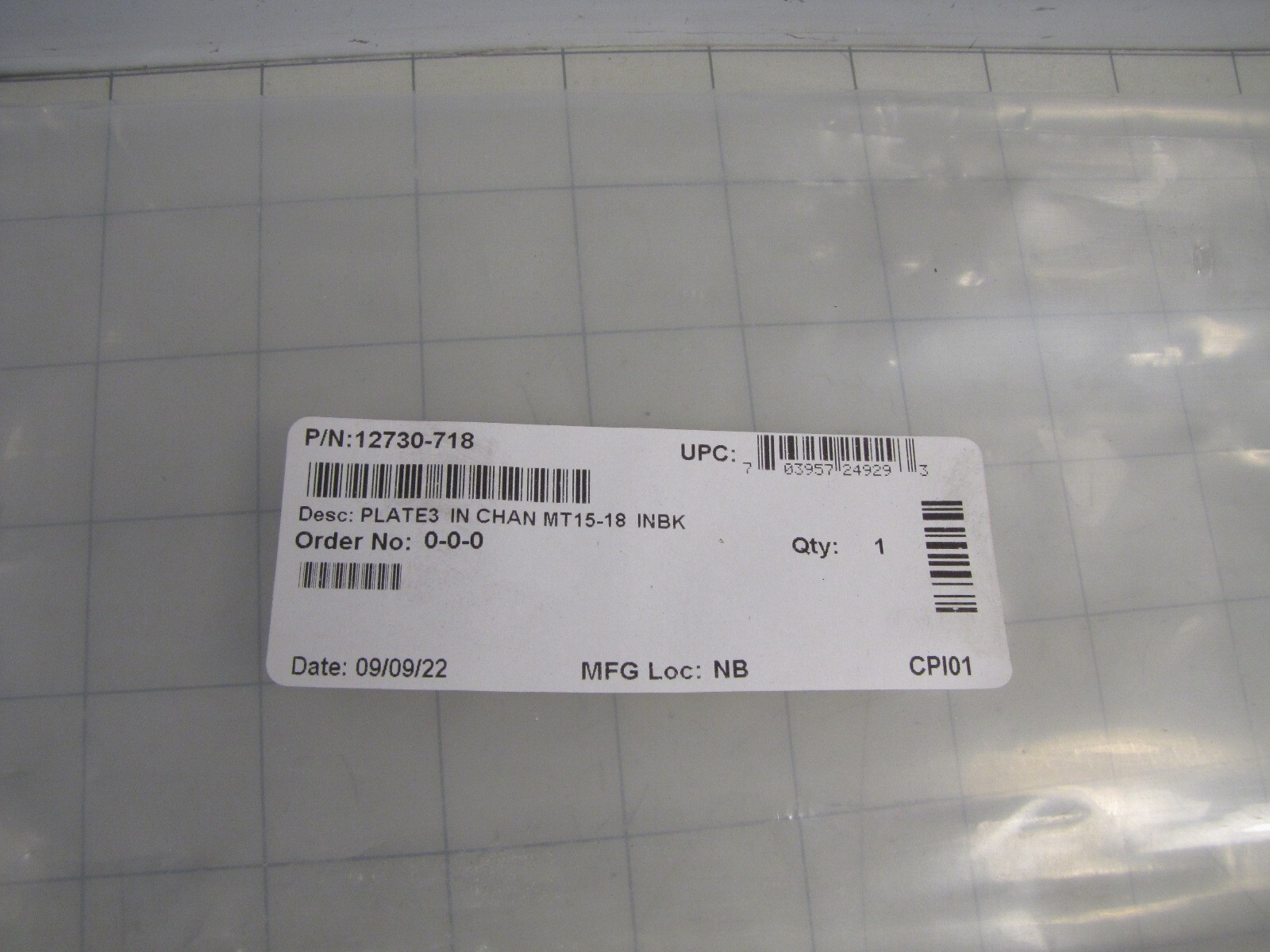 Chatsworth 12730-718 3″ Channel Rack-To-Runway Mounting Plate w/ Bracket NEW