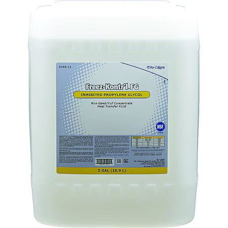 Nu-Calgon 4188-11 Freeze Protectant, Clear, 5 Gal, Pail