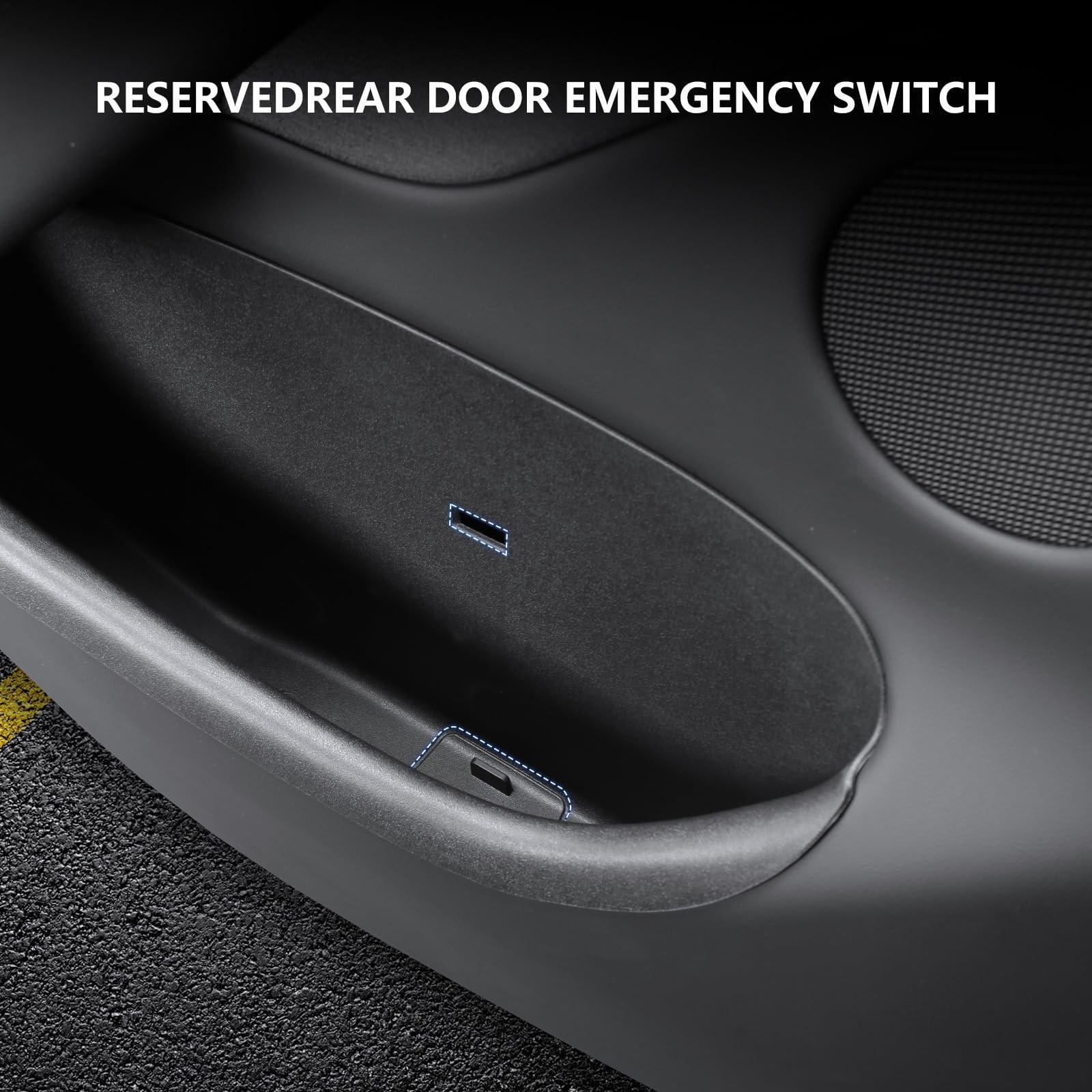Door Side Storage Box Compatible with 2025 2026 Tesla Model Y Juniper Accesso…