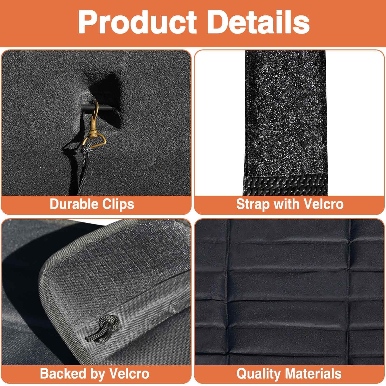 Universal Large Rear Bumper Guard for Cars 38 x 25 inches SUV Trunk Mat for P…