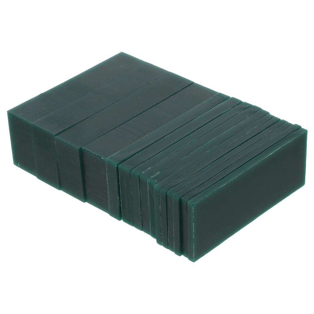 15Pcs Reusable Jewelry Wax Blocks Green Wax Sheets for Casting and Carving