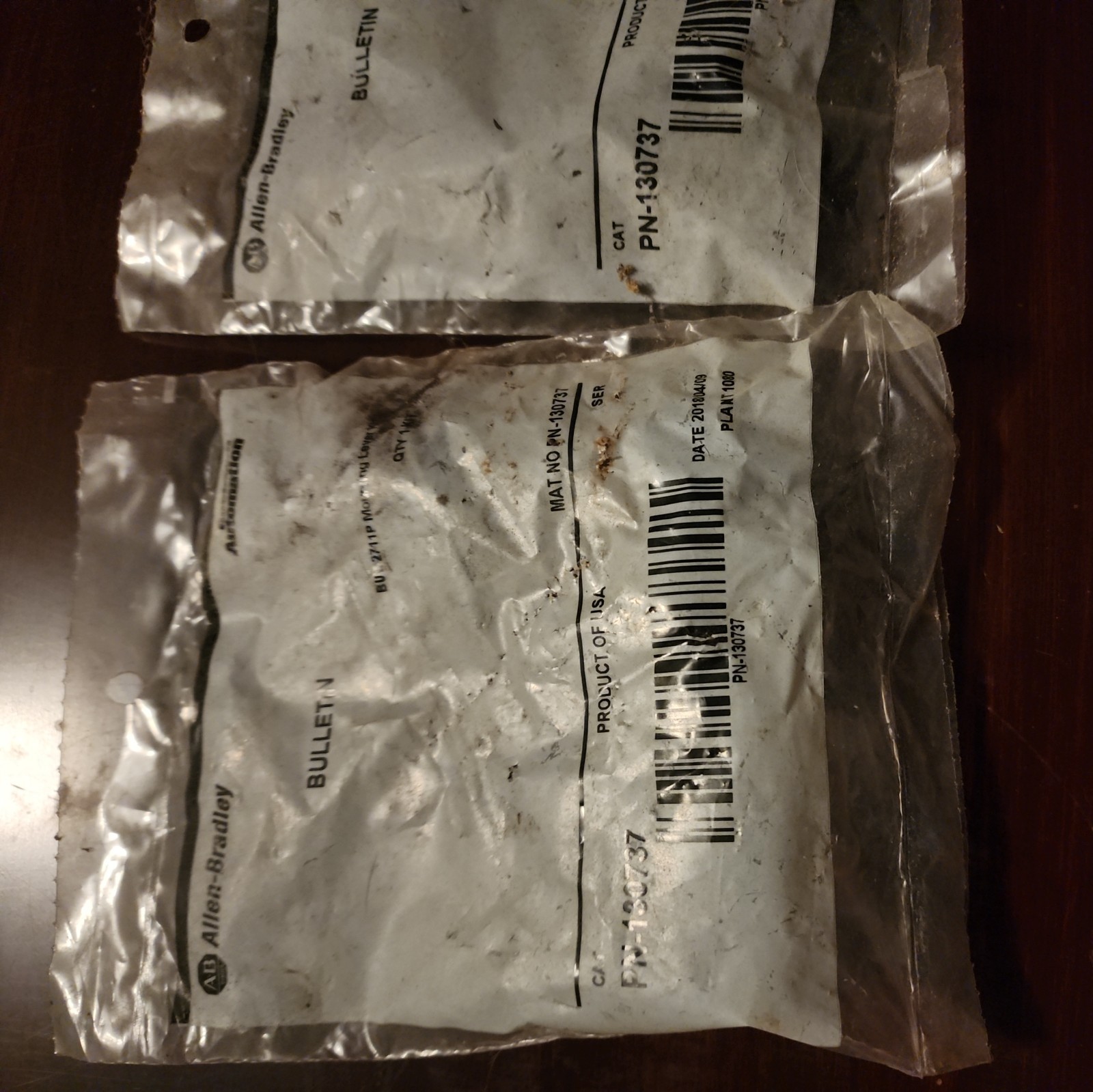 ALLEN BRADLEY PN-130737, BUL2711P MOUNTING LEVER 4 PIECE KIT, 2 PACKS