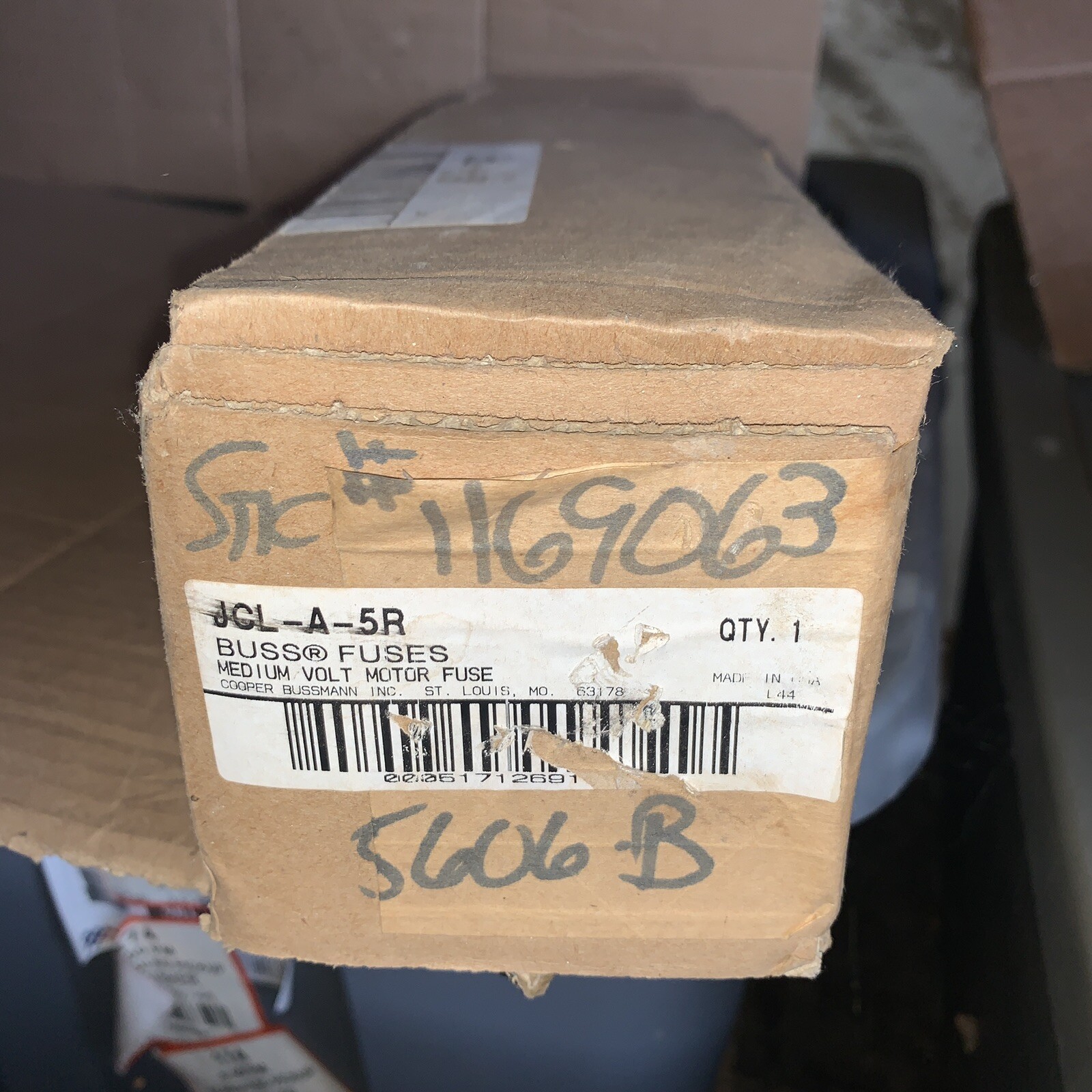 Cooper Bussmann JCL-A-5R 150 Amp 5.08KV Fuse NOS
