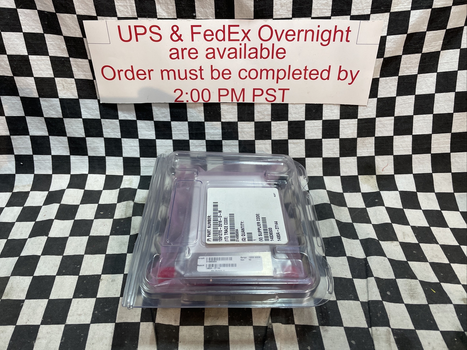 MKS 1480A Mass Flow Controller 1/4″ VCR, 10000 SCCM N2, 1480A-27144, SHIPSAMEDAY