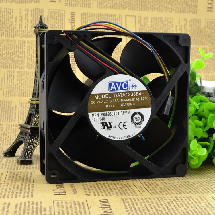 1PC For Fan AVC DATA1338B4H 24V 12738 0.65A Z#1