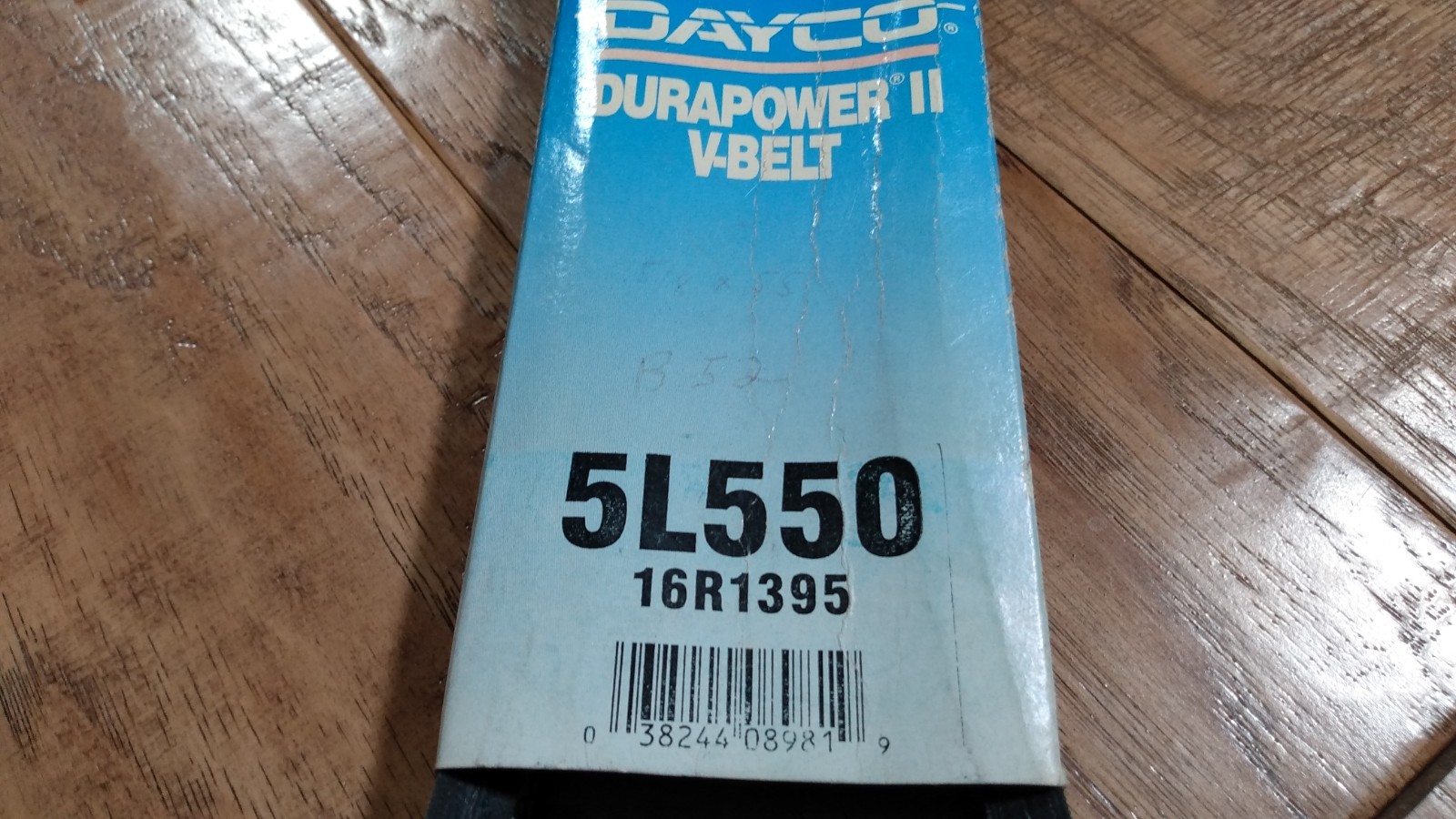 Dayco 5L550 Durapower II V-Belt 5/8” x 50 OD 16R1395