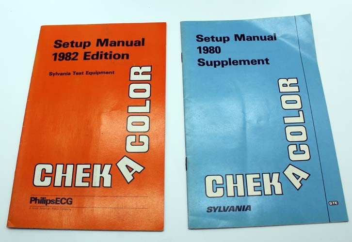 Huge Lot ~ Chek-A-Color Cables ~ Chek A Color ~ GTE Philips Sylvania Manual Lot