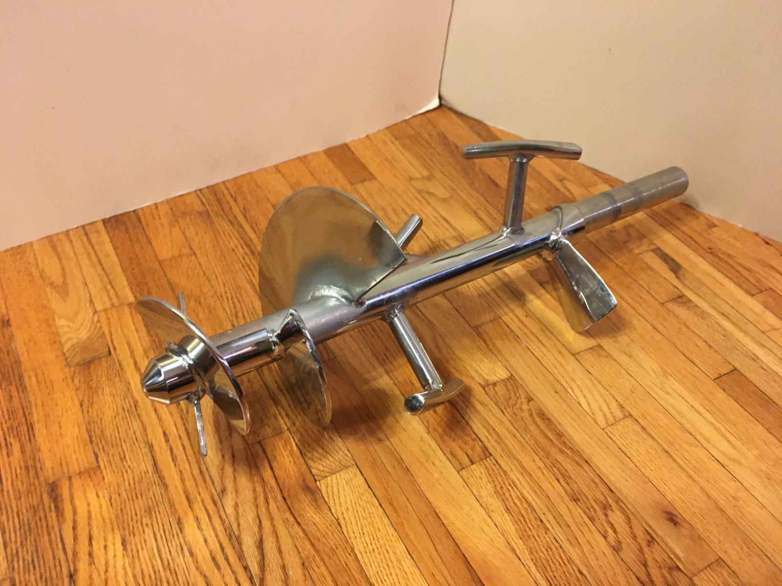 ** 26″ STAINLESS STIRRING ROTOR MIXER AUGER IMPELLER BLADE 8″ DIA 1 1/2″ SHAFT