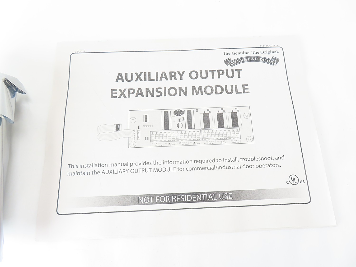 Genie Overhead Door OPABIOX.S Auxiliary Output Module 35531R NEW IN BOX